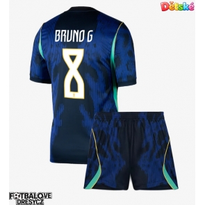 Brazílie Bruno Guimaraes #8 Dětské Venkovní dres komplet MS 2026 Krátký Rukáv (+ trenýrky)